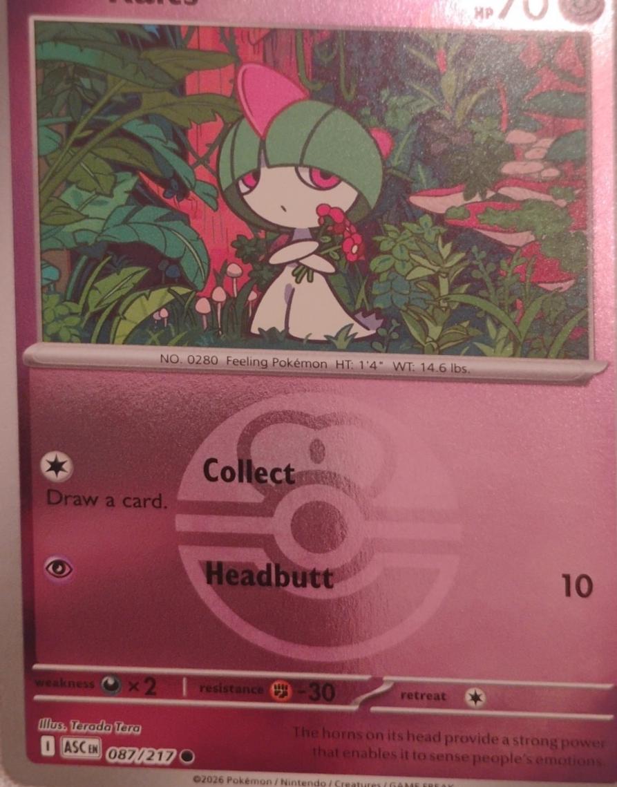 Ascended Heroes Ralts [Ball] Pokémon card